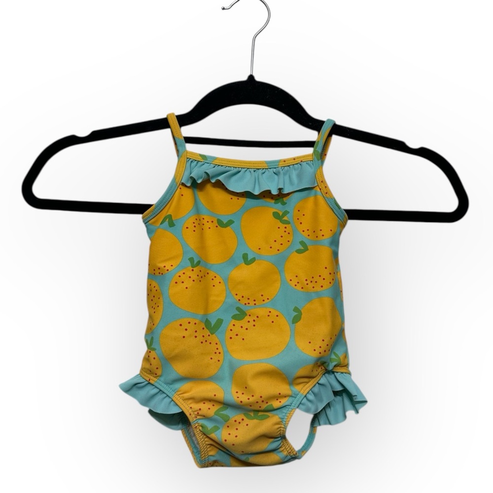 Tucker + Tate Yellow and Blue Fruit Baby Swimsuit- Size 18 Months‎